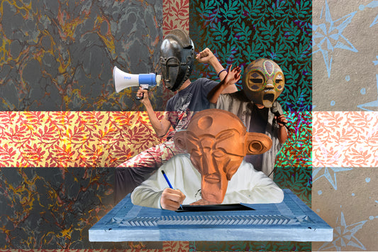 Educate, Agitate, Organize, Digital Painting