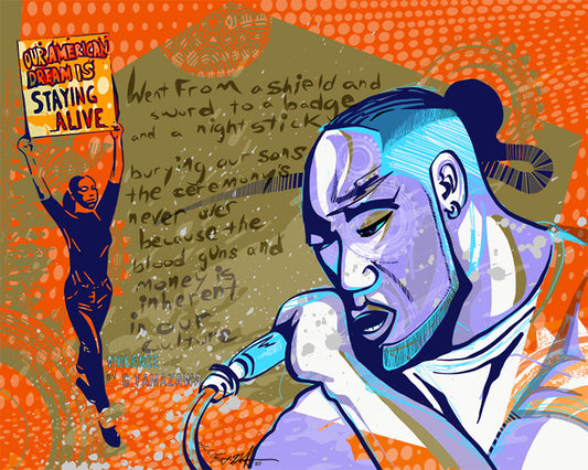 G.Y. Violence, Digital Painting