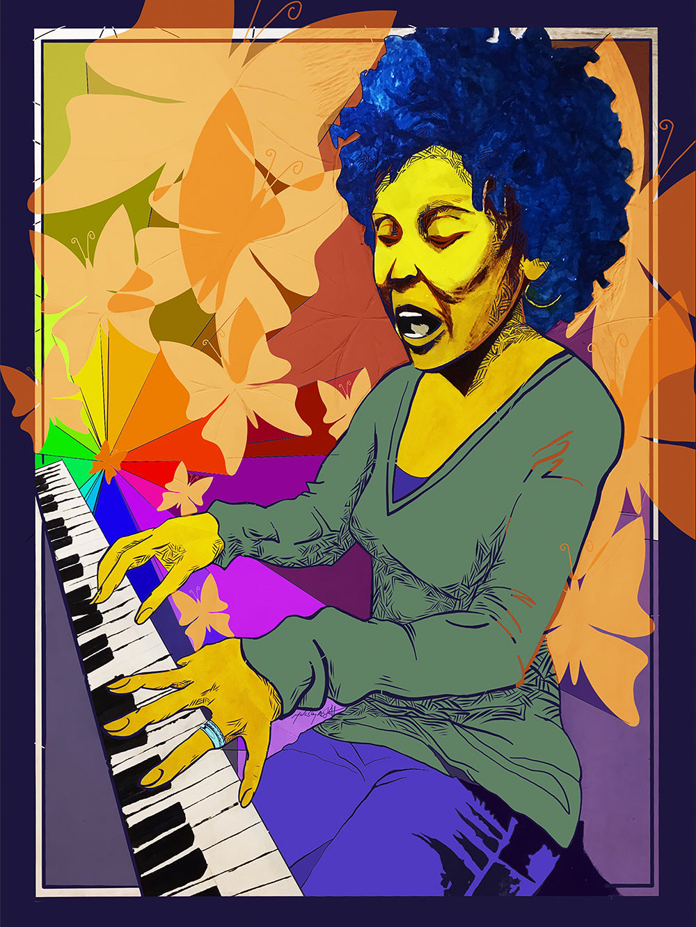 Joy in my Heart, Digital Painting